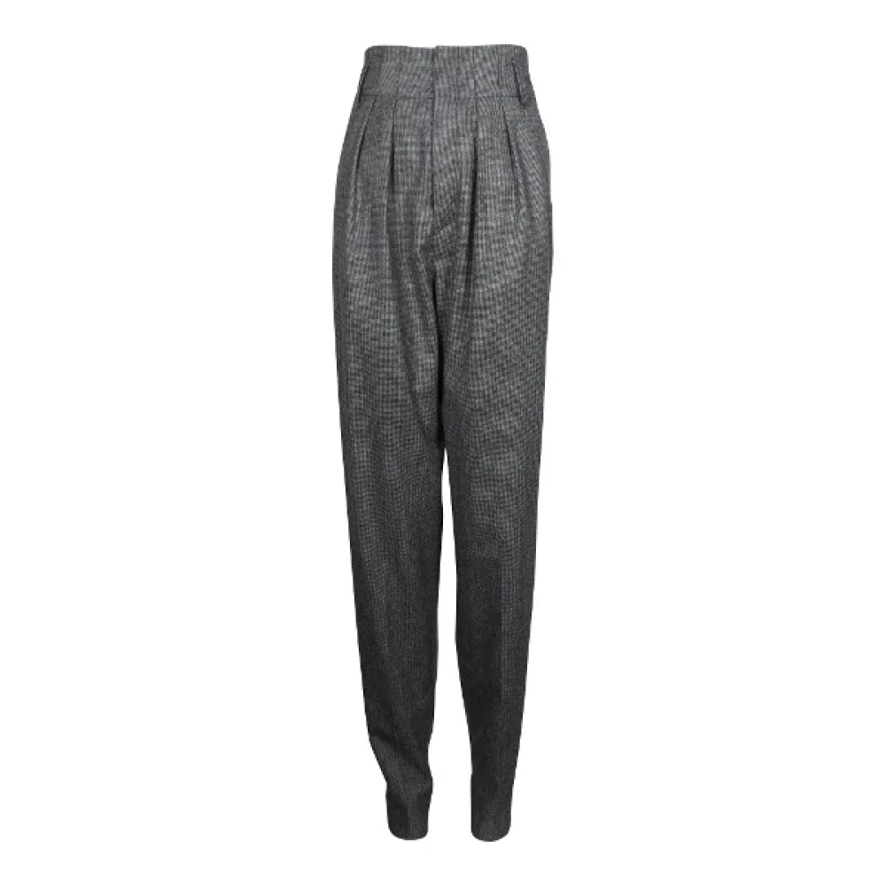 Isabel marant Wool bottoms Gray Dames