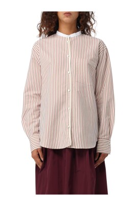 yellow-striped-mandarin-collar-shirt