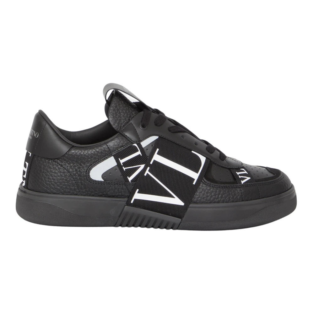 Valentino Garavani Zwarte Aw23 Sneakers met Vltn Logo Black Heren