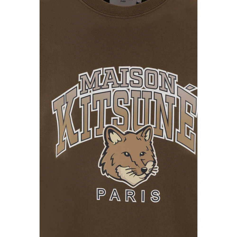 Maison Kitsuné Sweatshirts Hoodies Beige Heren