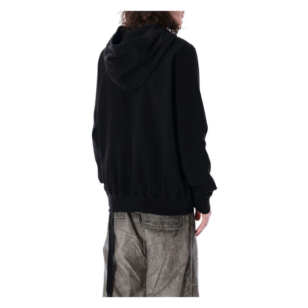 Rick Owens Zwart parelprint gebreide hoodie Black Heren