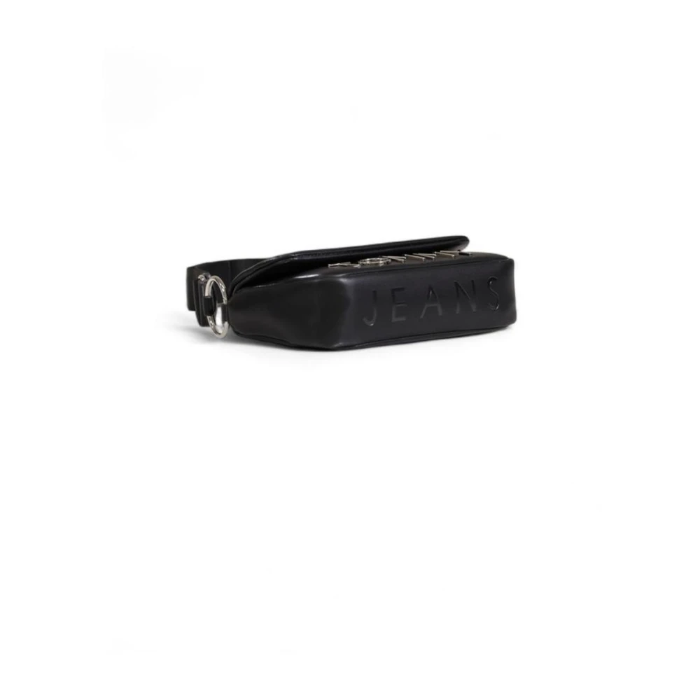 Tommy Hilfiger Stijlvolle Polyurethaan Handtas Dames Collectie Black Dames