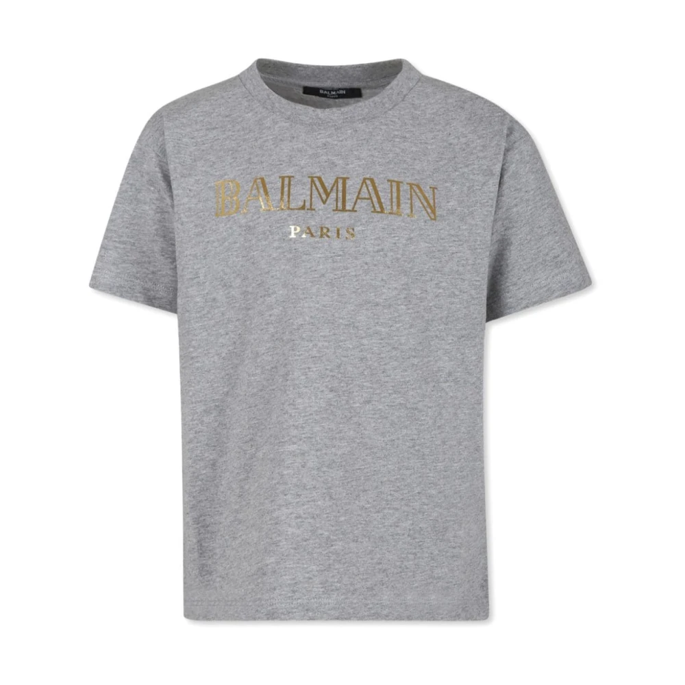 Balmain Snygga T-shirts och Polos Gray, Pojke