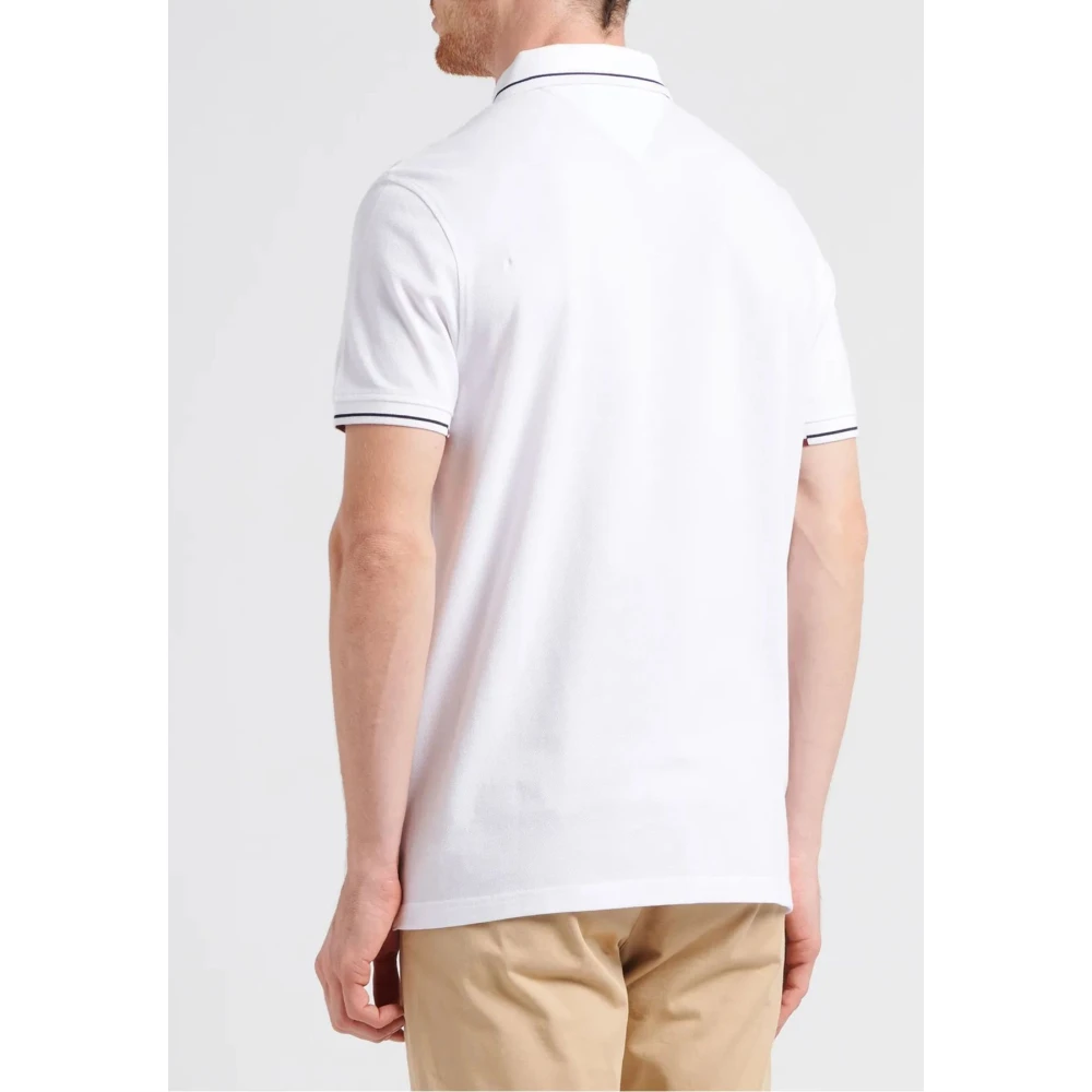 Tommy Hilfiger Heren Polo Shirt met Kraag Plaatsing White Heren
