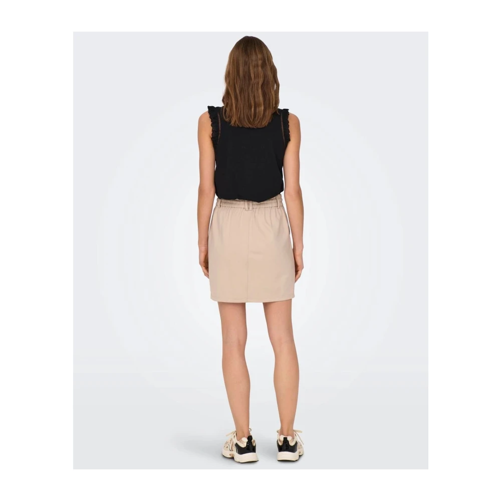 Only Mouwloze Top Black Dames