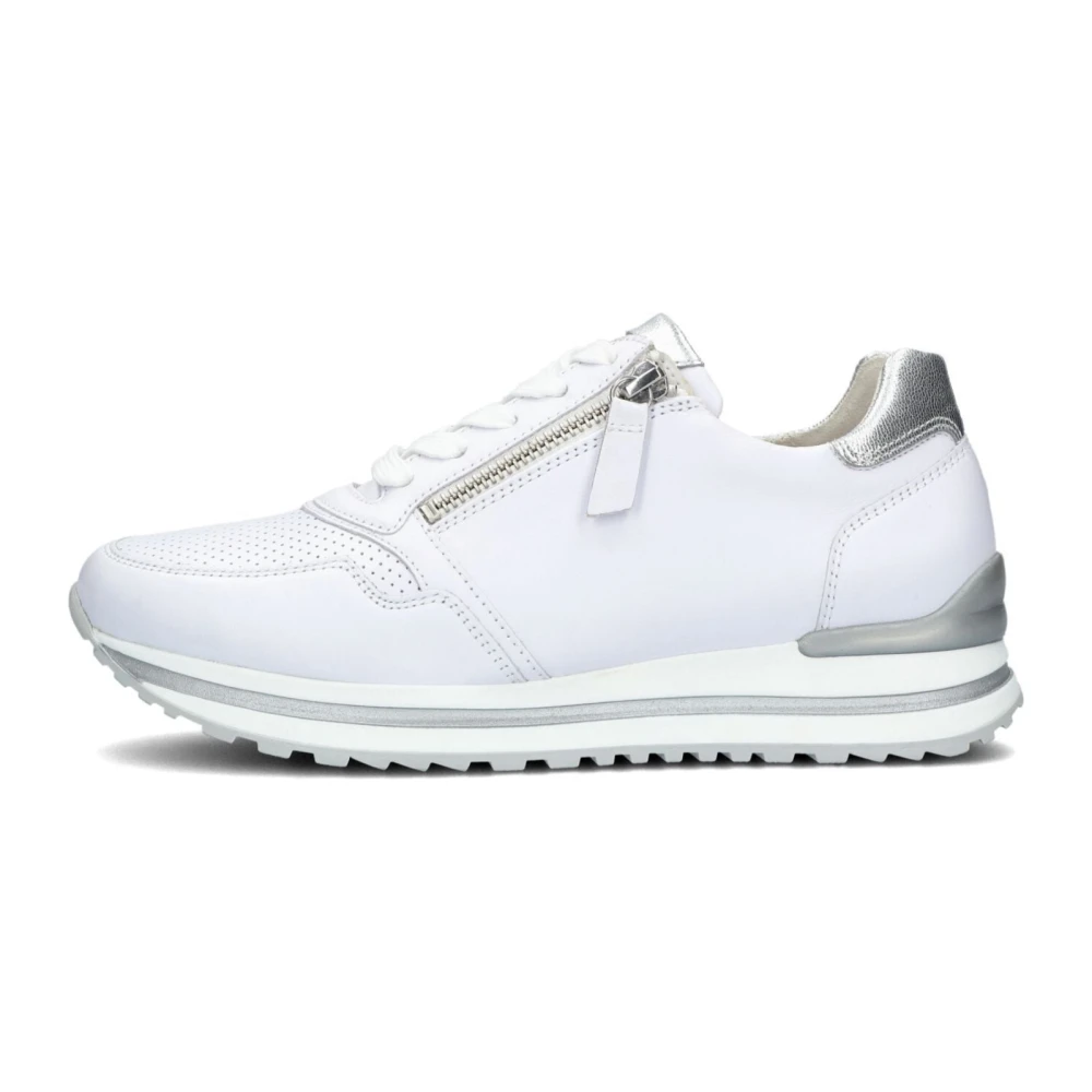 Gabor Witte Lage Sneaker Comfort Collectie Dames Schoenen