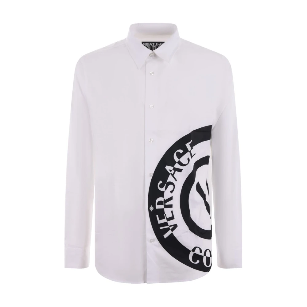 Versace Jeans Couture Lange mouwen overhemd White Heren