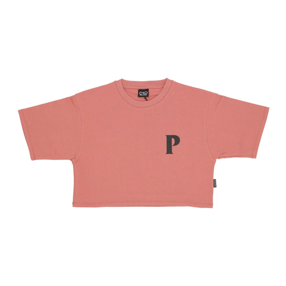 Propaganda Pyromantics Croptop Tee Clay Brown Dames