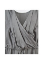 robe-croisee-en-soie-grise