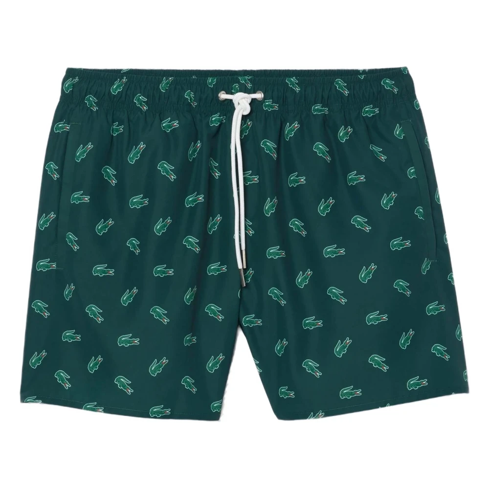 Lacoste Men's Green Beachwear, Xl, Swimsuit
