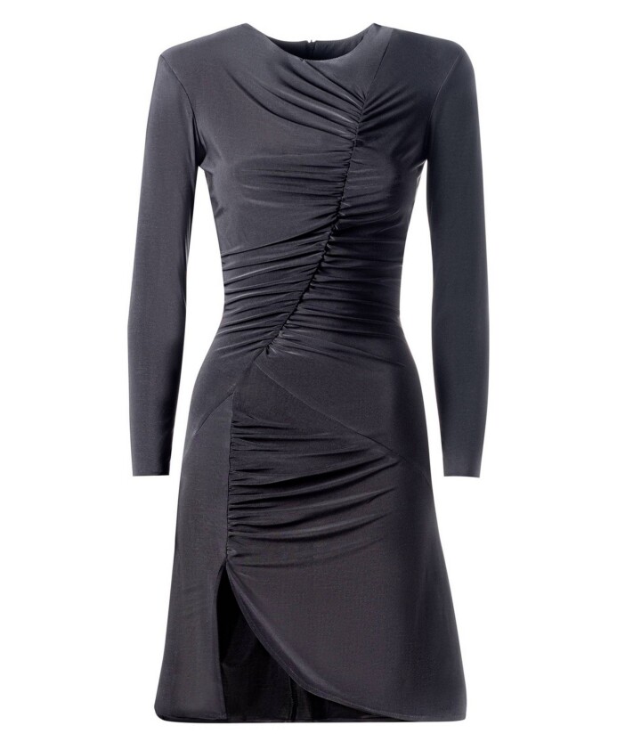 robe-mini-elegante-drapee