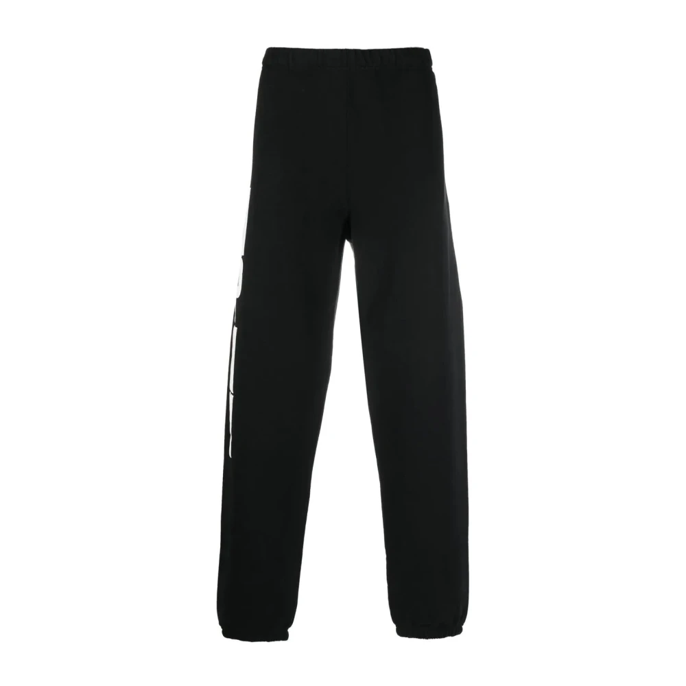 Heron Preston Men's Black Sweatpants, L, Casual Activewear Joggers