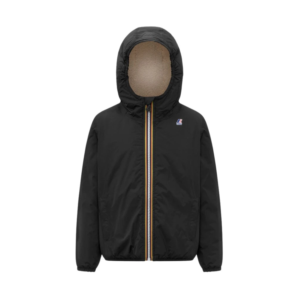 K-Way Unisex Kids Black Winter Jackets, 6 Y, Claude Orsetto Jacket