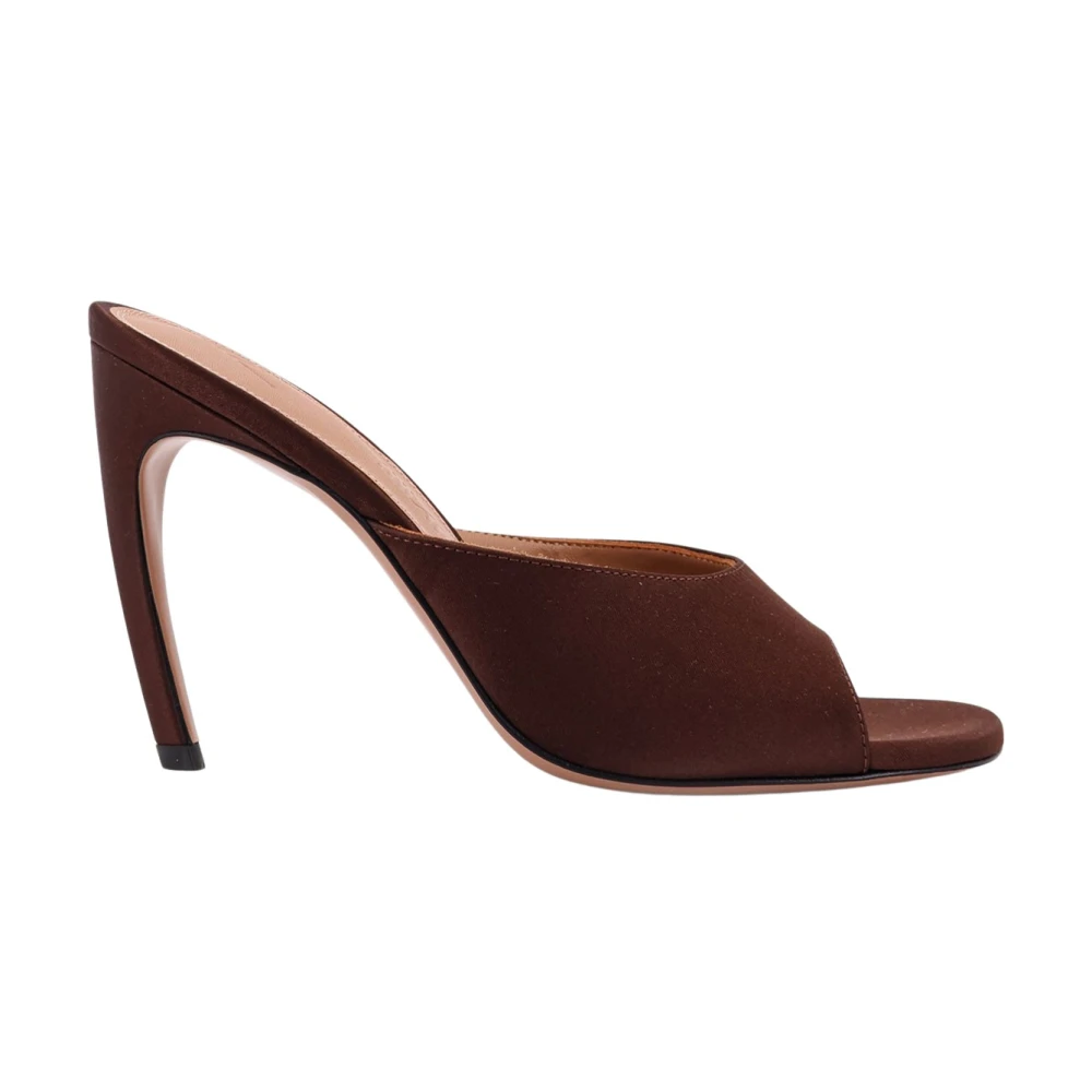 The Attico Women's Brown Betta Stiletto Mules