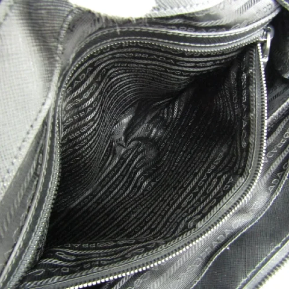 Prada Vintage Pre-owned Leather totes Black Dames