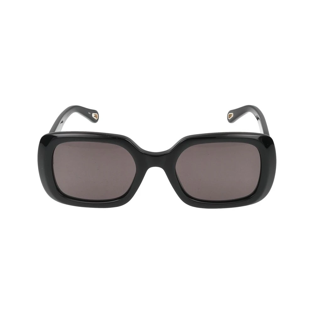 Chloé Women's Black Sunglasses, 53 Mm, Rectangular Sunglasses