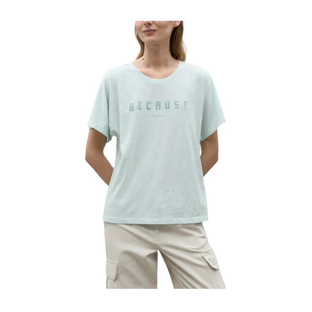 Ecoalf Blauw Baby T-shirt Kemi Blue Dames