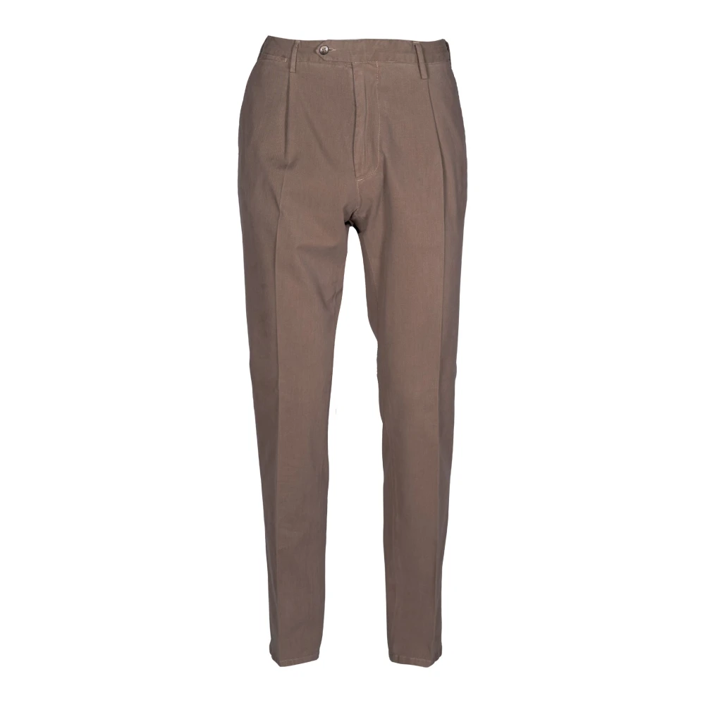 L.b.m. 1911 Brown Carrot Fit Trousers - Male - Slim-Fit Trousers - 2XL - Trousers