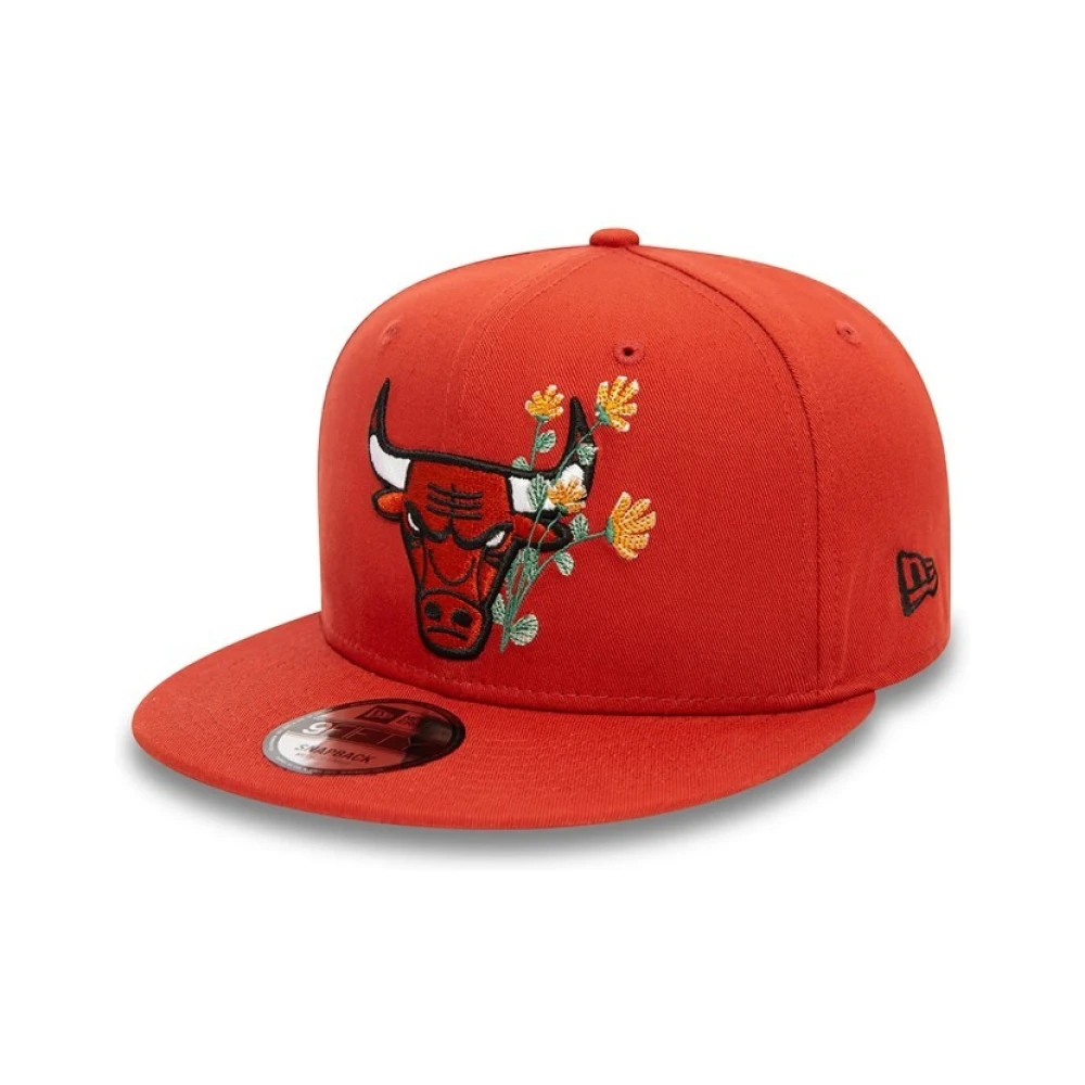 new era Oranje Bulls Bloemenpet Orange Heren