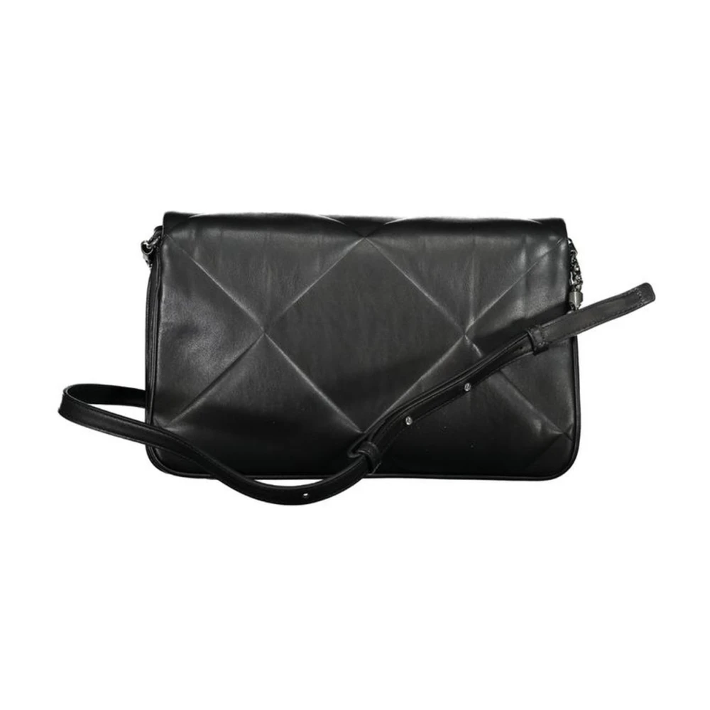 Calvin Klein Verstelbare handtas met 2 compartimenten Black Dames