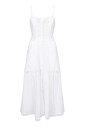 robe-evasee-en-voile-de-coton-blanc