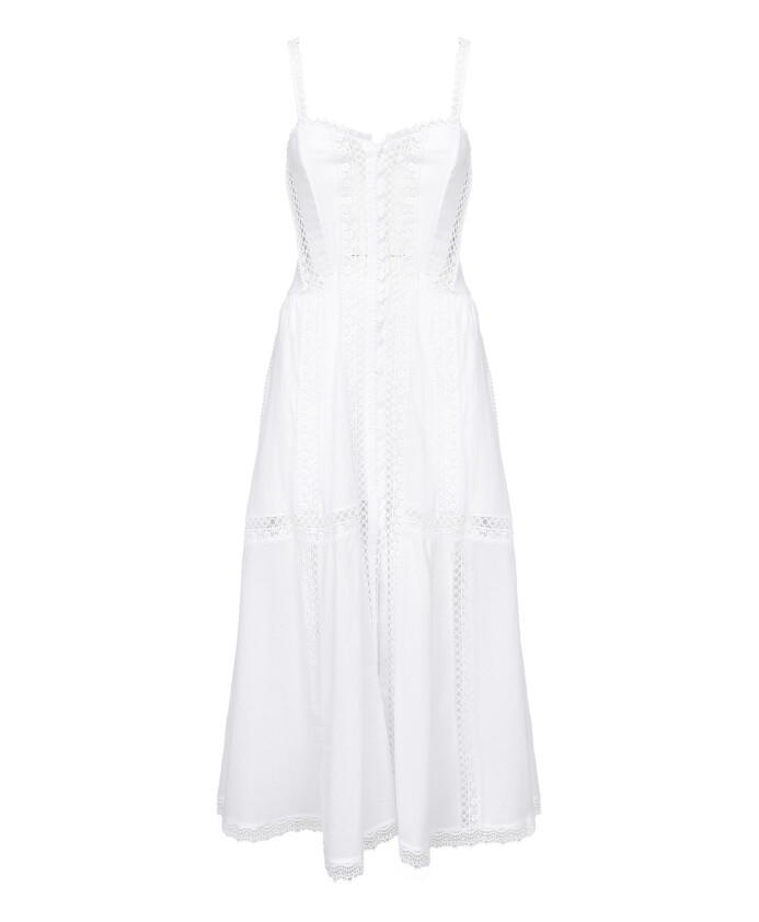 robe-evasee-en-voile-de-coton-blanc