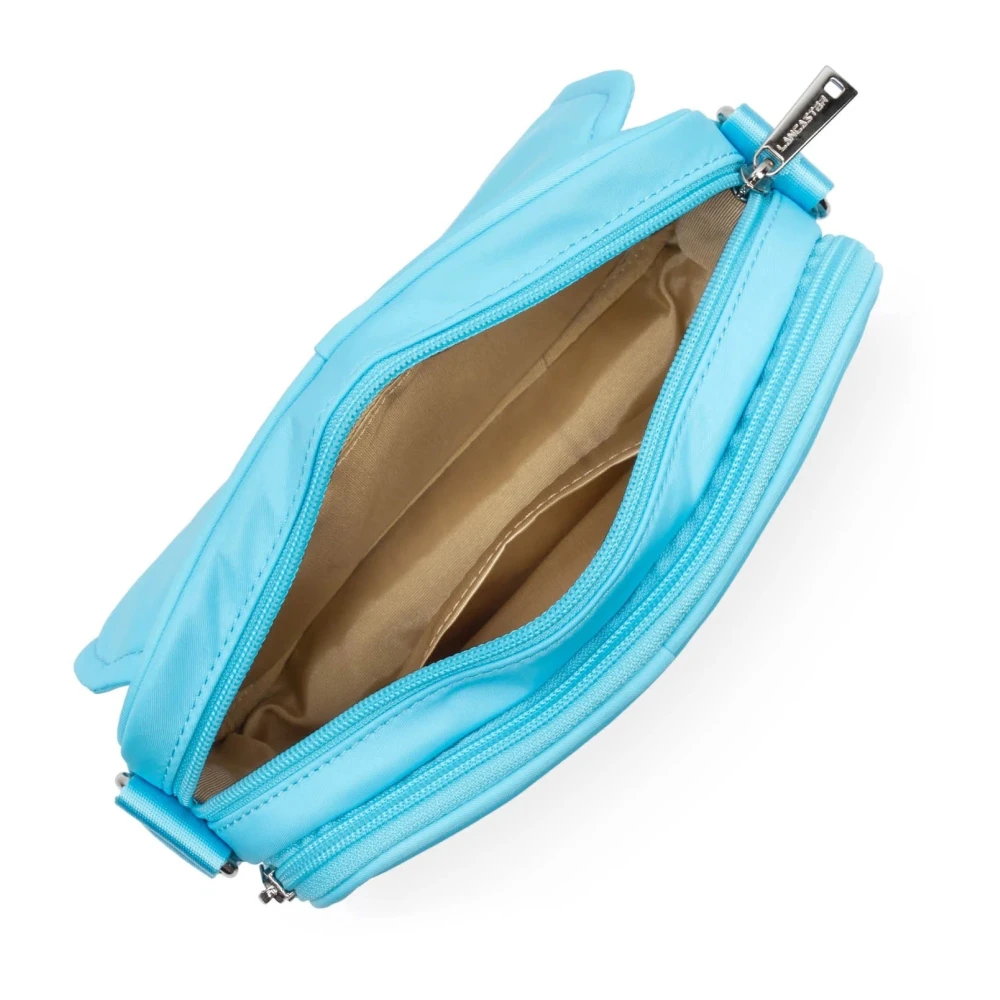 Lancaster Magnetische Flap Schoudertas Basic Vita Blauw Atoll Blue Dames