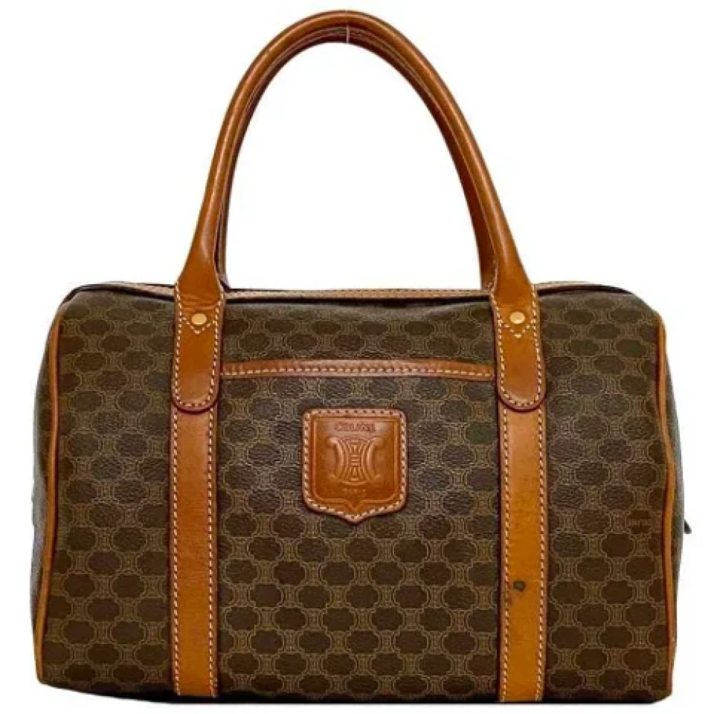 Celine Vintage Pre-owned Plastic celine-bags Brown Dames