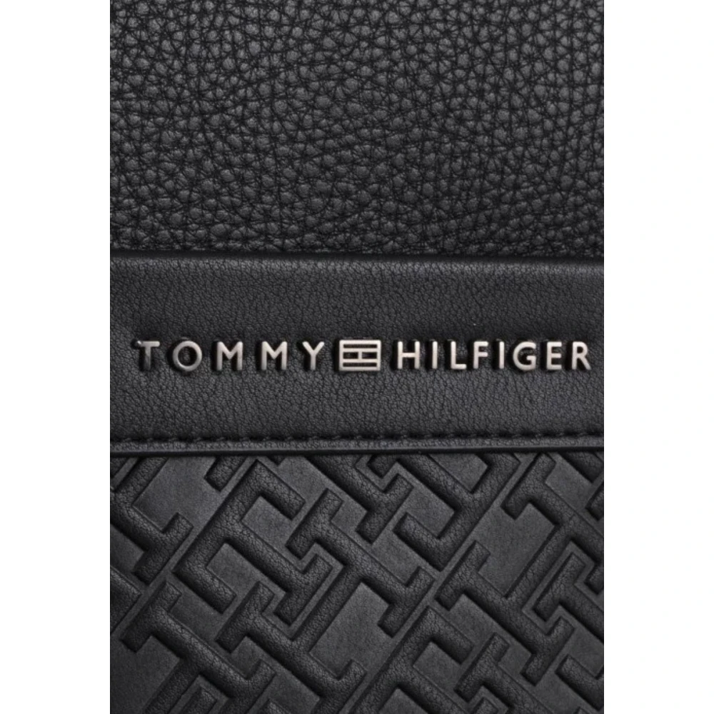 Tommy Hilfiger Centrale Monogram Rugzak voor Mannen Black Heren