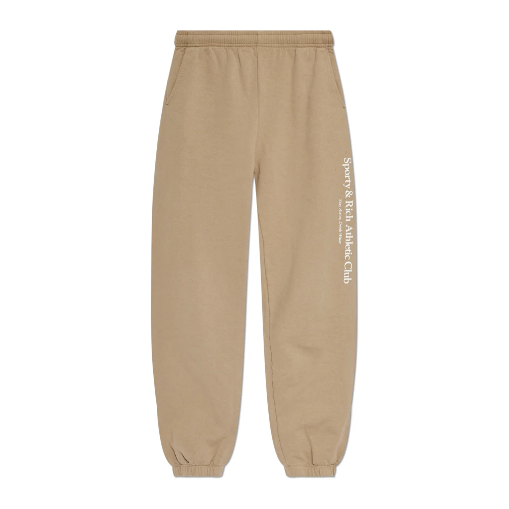 Sporty & Rich Sweatpants uit de Wall Street collectie Brown Unisex