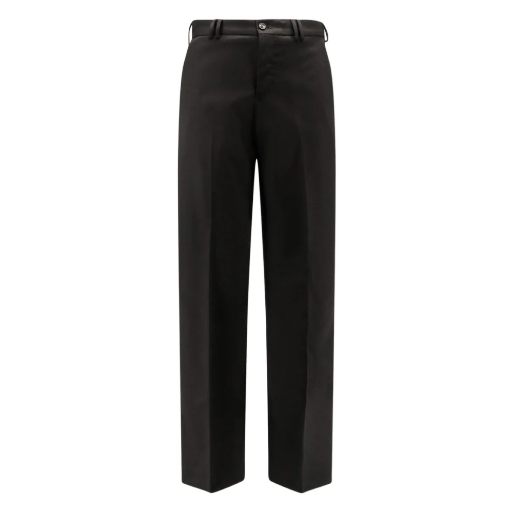Pt Torino Men's Black Straight Trousers, L, Trousers For