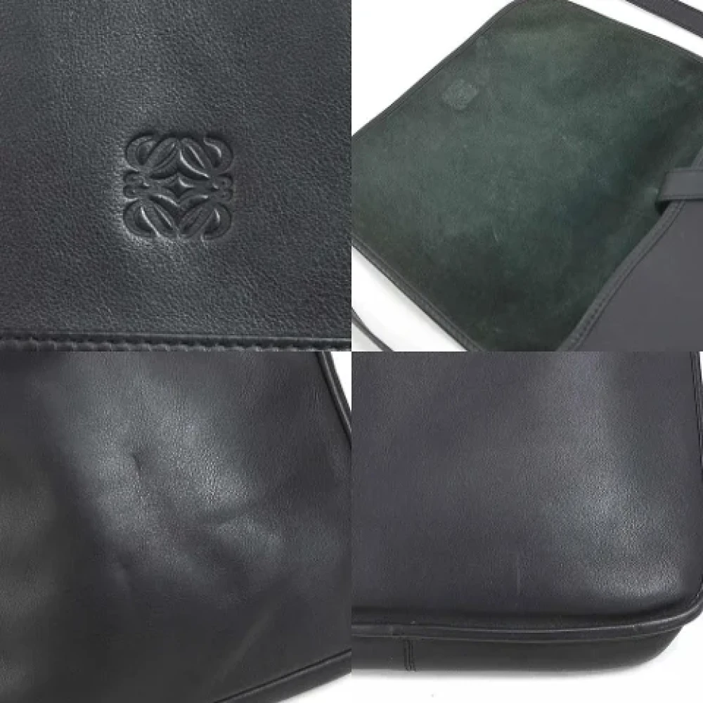 Loewe Pre-owned Fabric shoulder-bags Black Dames