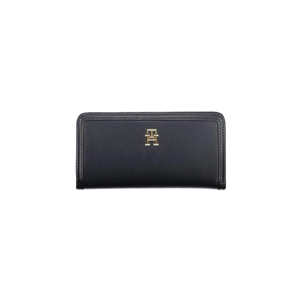 Tommy Hilfiger Blauwe ZipAround Portemonnee met Meerdere Compartimenten Blue Dames