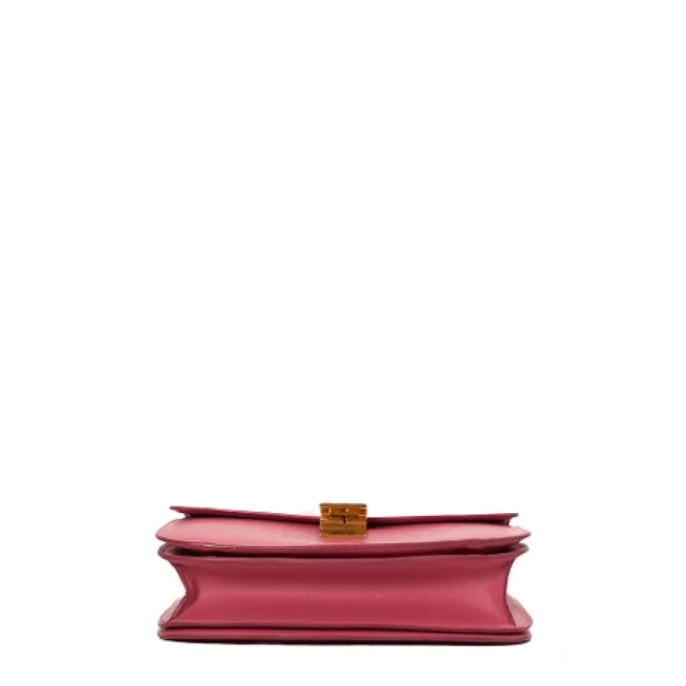 Celine Vintage Pre-owned Leather celine-bags Pink Dames