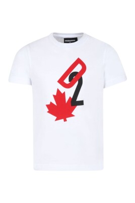 enfant-t-shirt-blanc-avec-imprime-rouge-noir