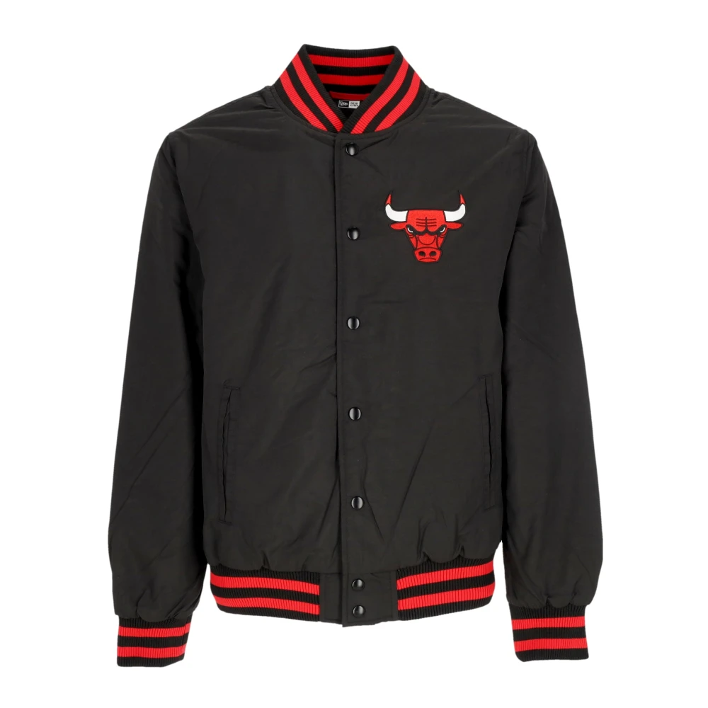 New era Chicago Bulls Bomberjack Zwart Rood Black Heren