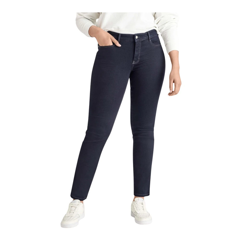 Mac Women's Black Dark Rinsewash Straight-Leg Jeans Dream 5401/90 0355L - Skinny Fit Jeans - S - Jeans