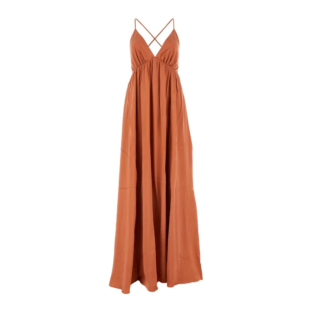 Zimmermann Elegante Zijden Roze Maxi Jurk Pink Dames