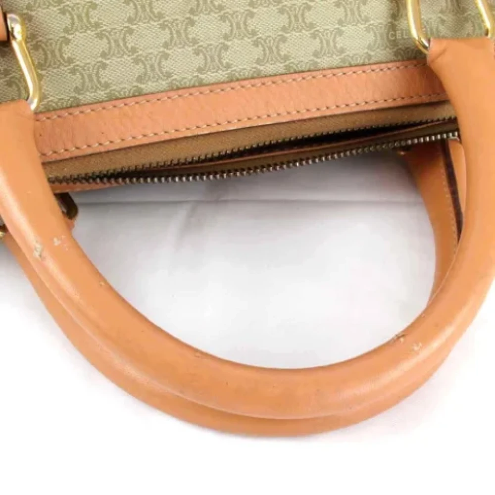 Celine Vintage Pre-owned Fabric celine-bags Beige Dames