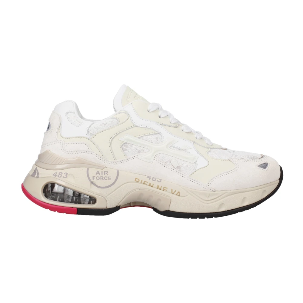 Premiata Witte Sneakers Stijlvol Model Dames Schoenen