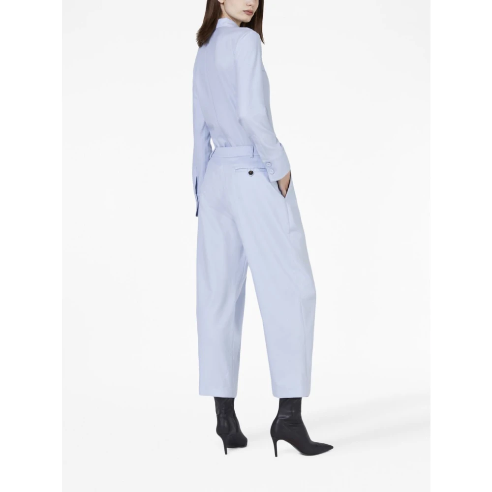Stella Mccartney Flanellen Overhemd Blue Dames