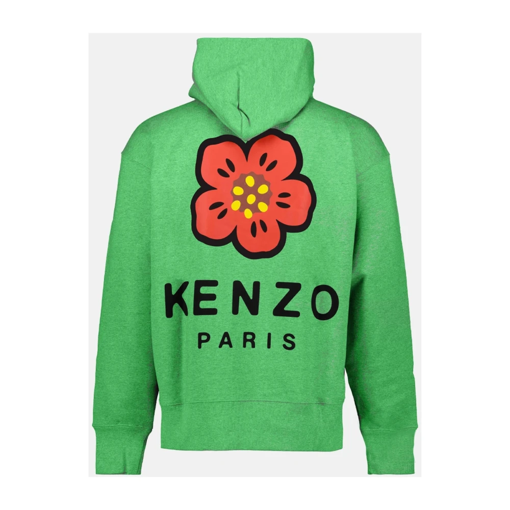 Kenzo Boke Flower Hoodie Green Heren