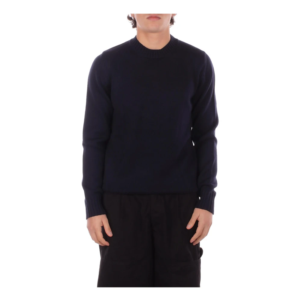 Alpha Studio Herren Blau Strickwaren, Lgröße: