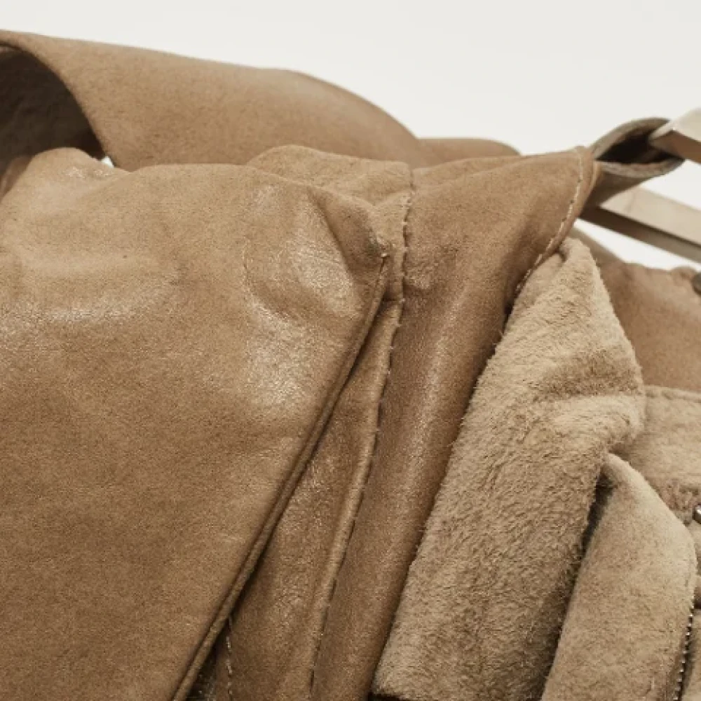 Fendi Vintage Pre-owned Suede handbags Beige Dames