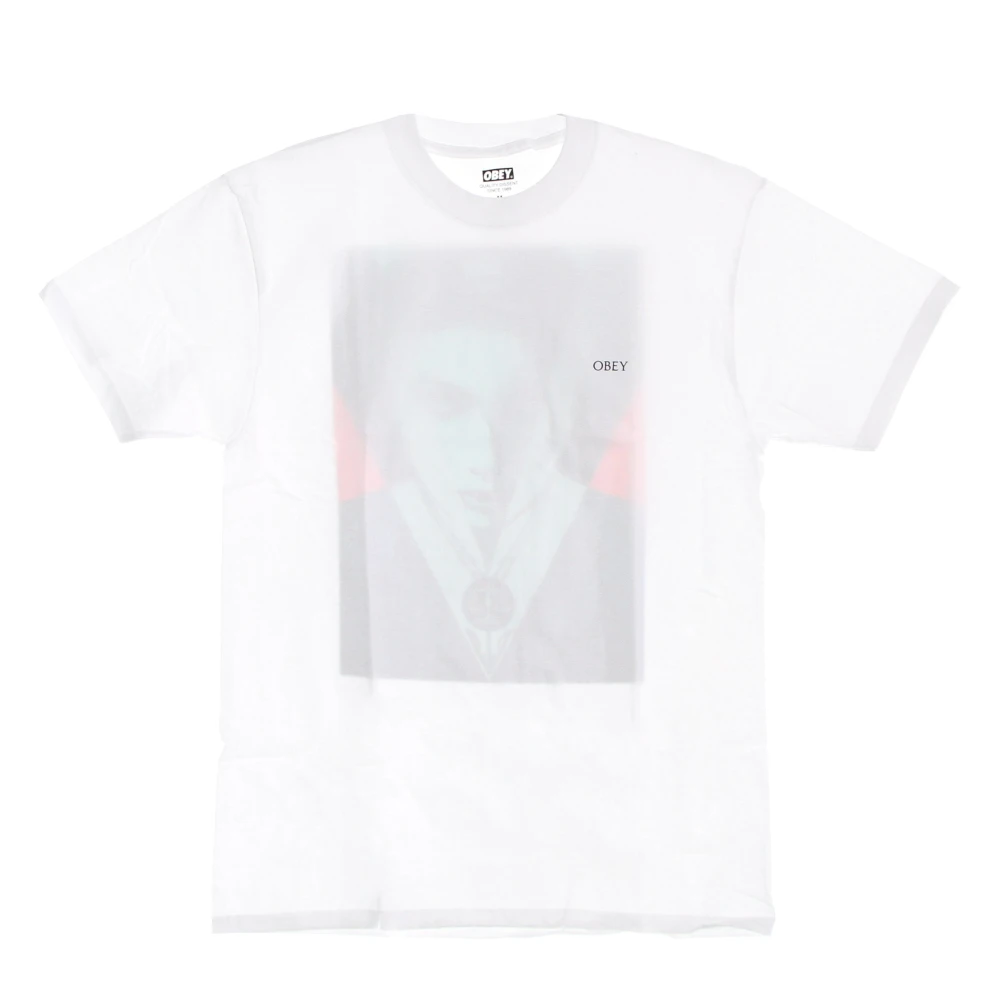 Obey Justice Activist Klassieke Tee Wit White Heren