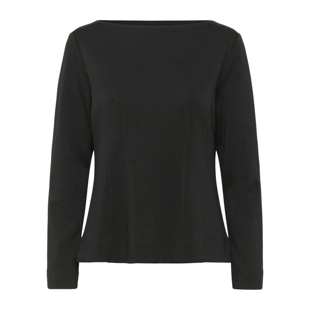 Soaked In Luxury Women's Black Blouses, L, Marigold Blouse - Stylish Model
