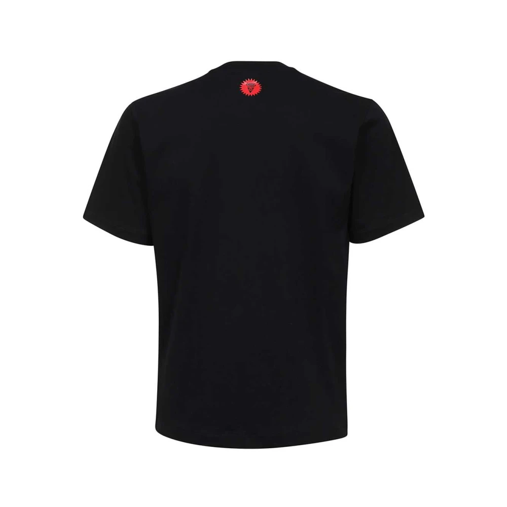 Icecream Katoenen T-shirt met print Black Heren