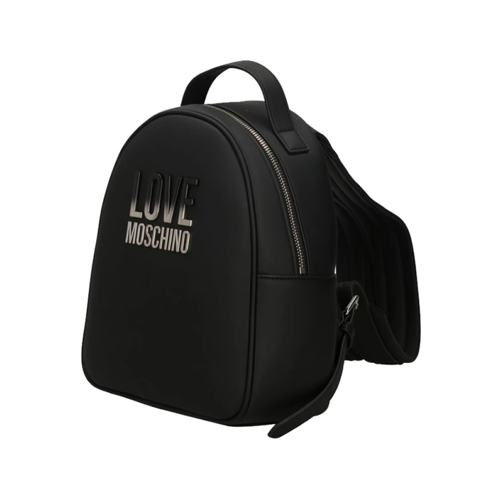 Moschino Zwarte rugzak voor vrouwen Black Dames