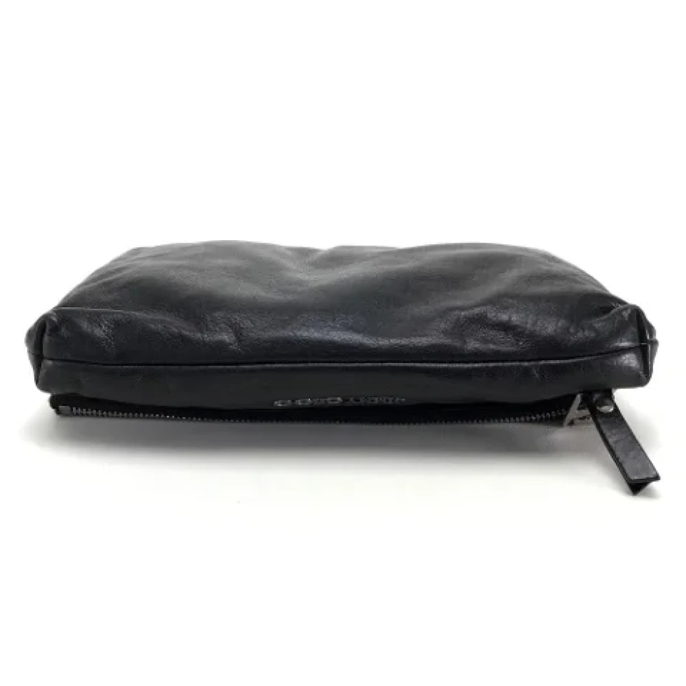 Jimmy Choo Pre-owned Leather shoulder-bags Black Dames