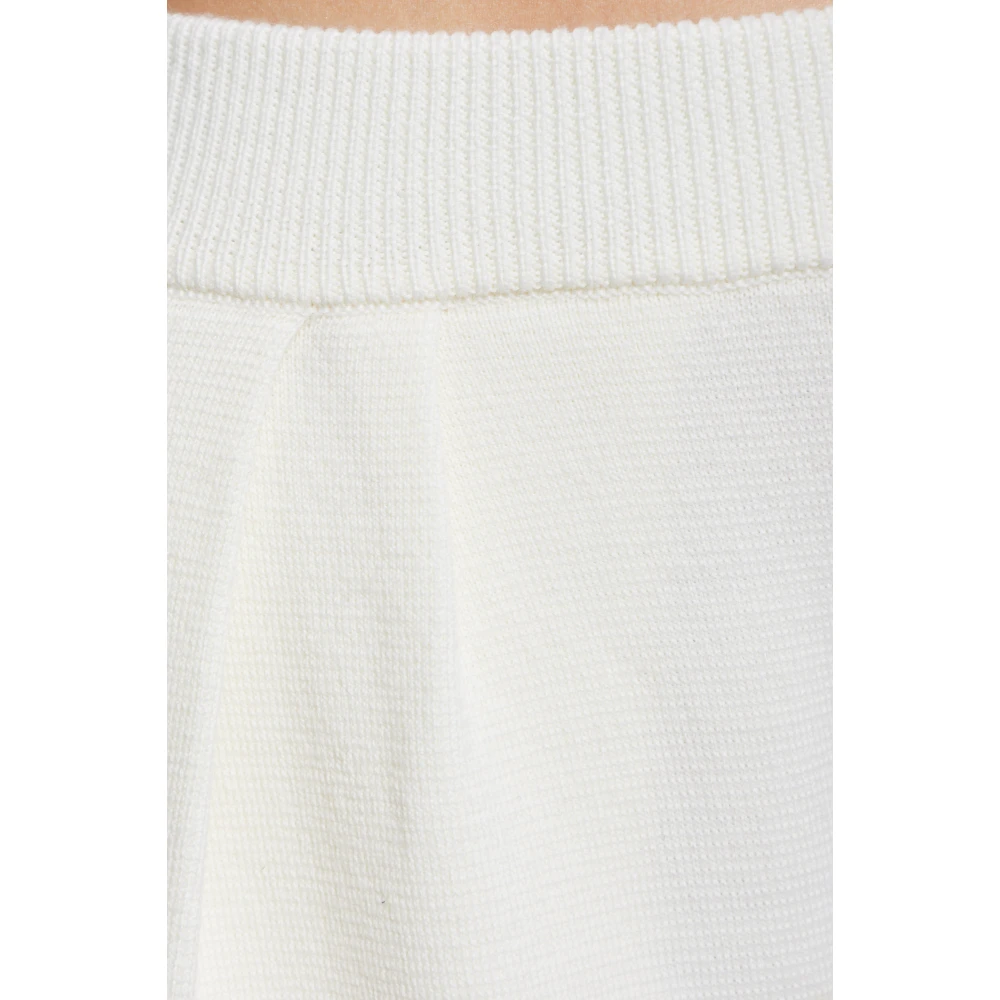 Max Mara Wollen broek Medium White Dames